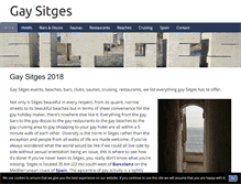 Tablet Screenshot of gaysitges.com